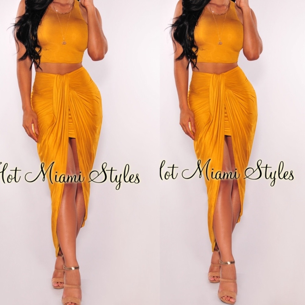 Hot Miami Styles Skirt Set
